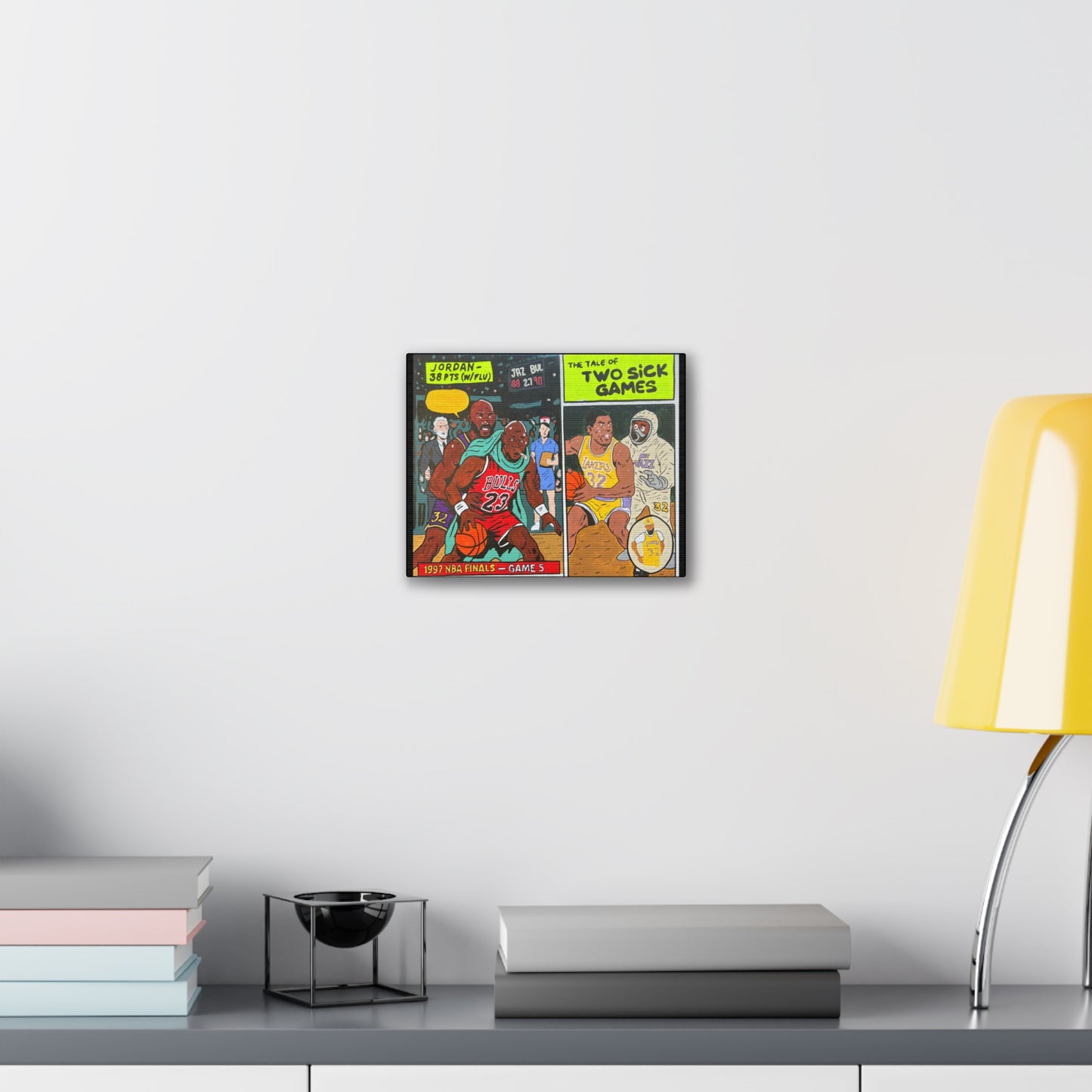 2 Sick Games Canvas Stretched, 0.75"
