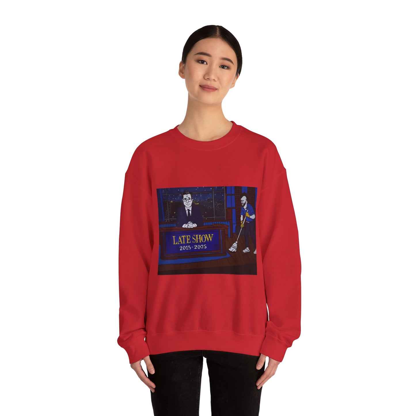 LATE SHOW RIP Unisex Heavy Blend™ Crewneck Sweatshirt