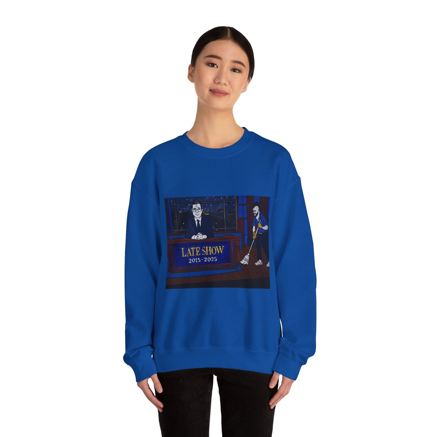 LATE SHOW RIP Unisex Heavy Blend™ Crewneck Sweatshirt