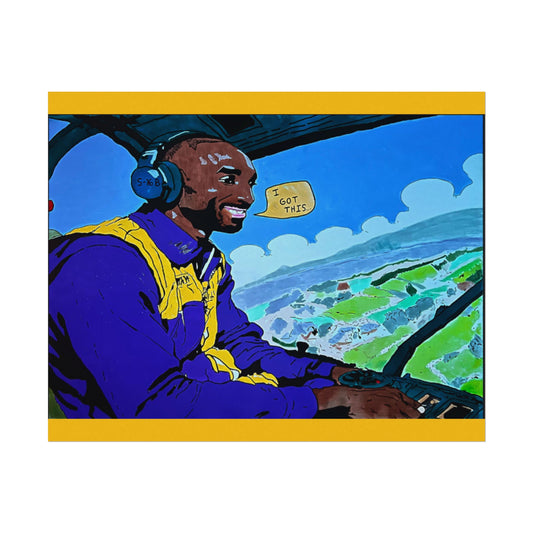 Kobe “I Got This” Textured Watercolor Matte Posters