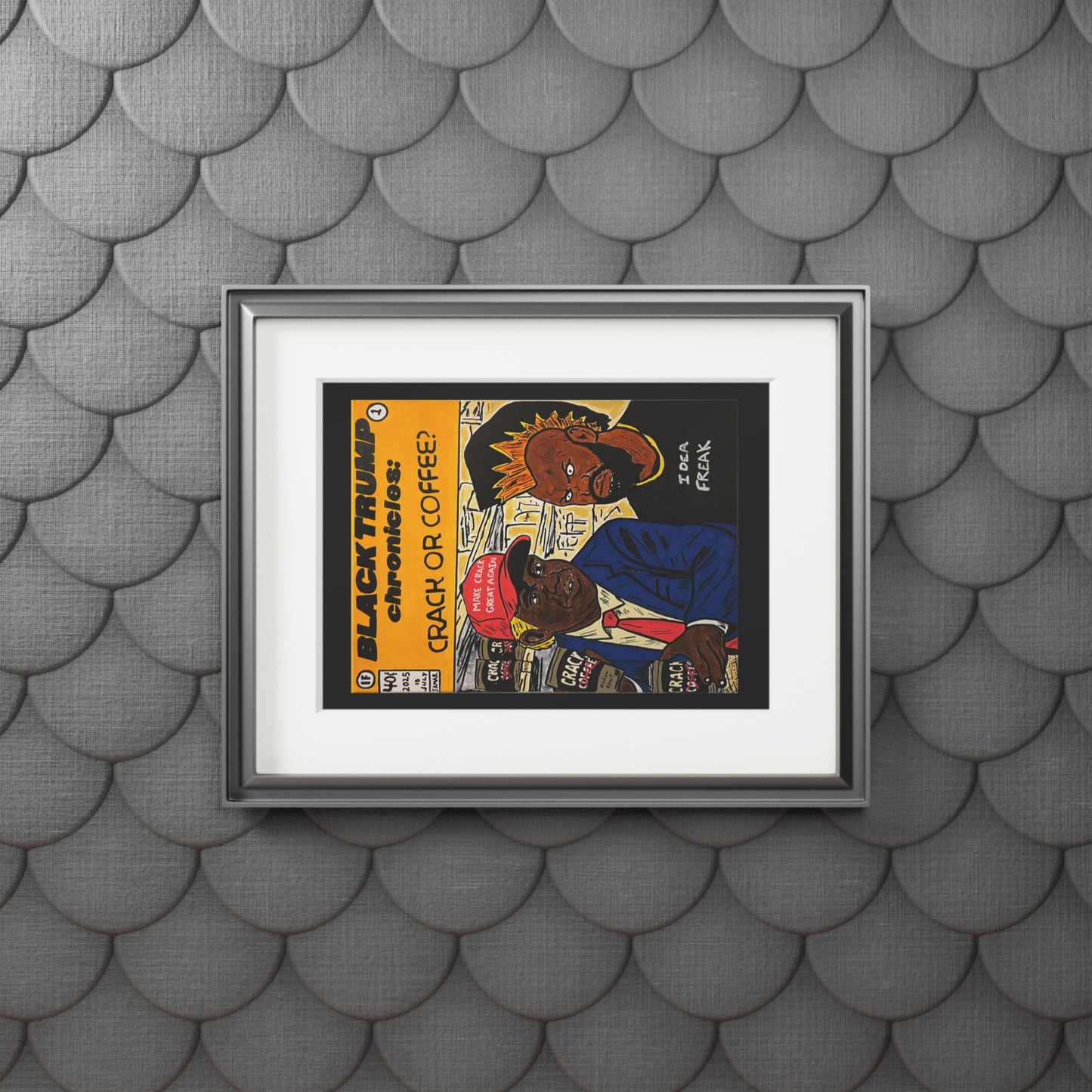 Black Trump Chronicles (Passepartout Paper Frame)