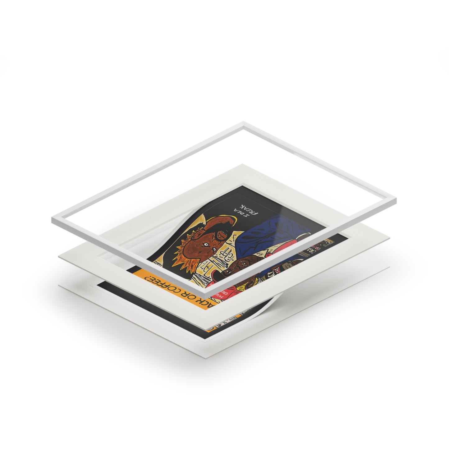 Black Trump Chronicles (Passepartout Paper Frame)