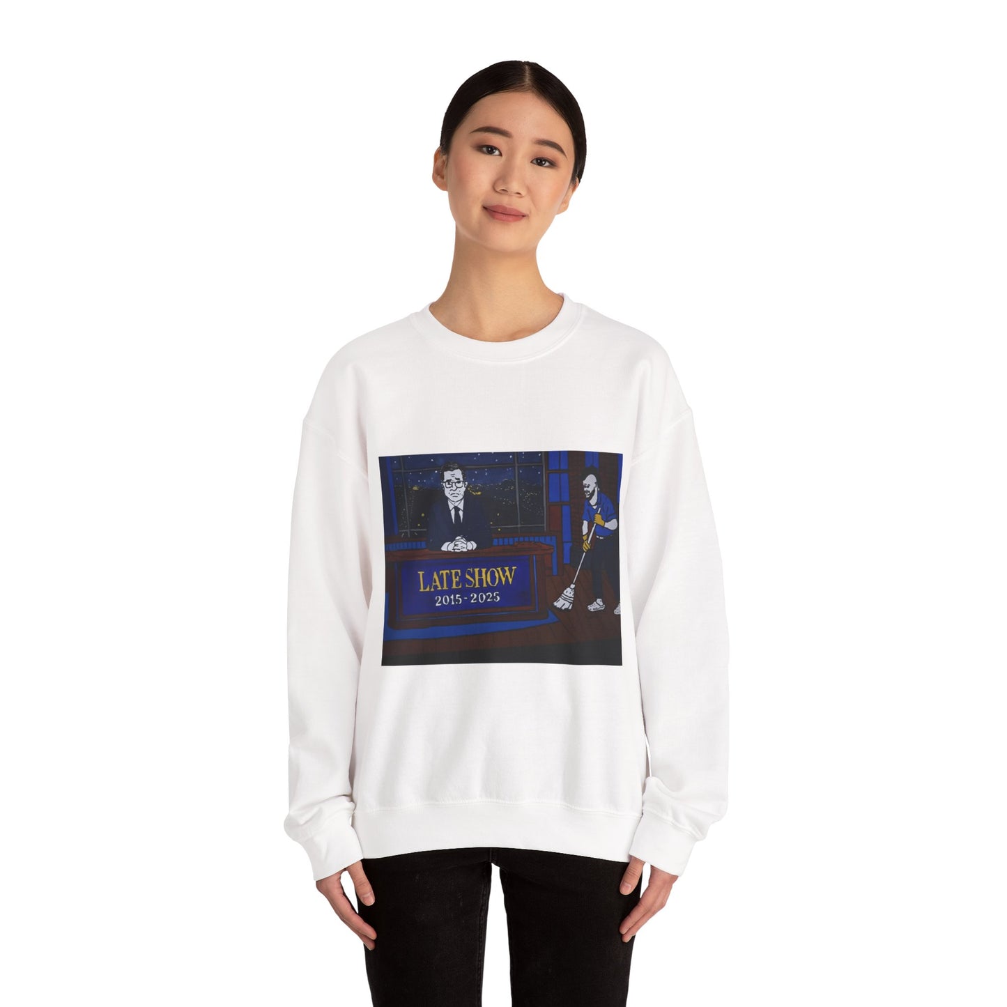 LATE SHOW RIP Unisex Heavy Blend™ Crewneck Sweatshirt