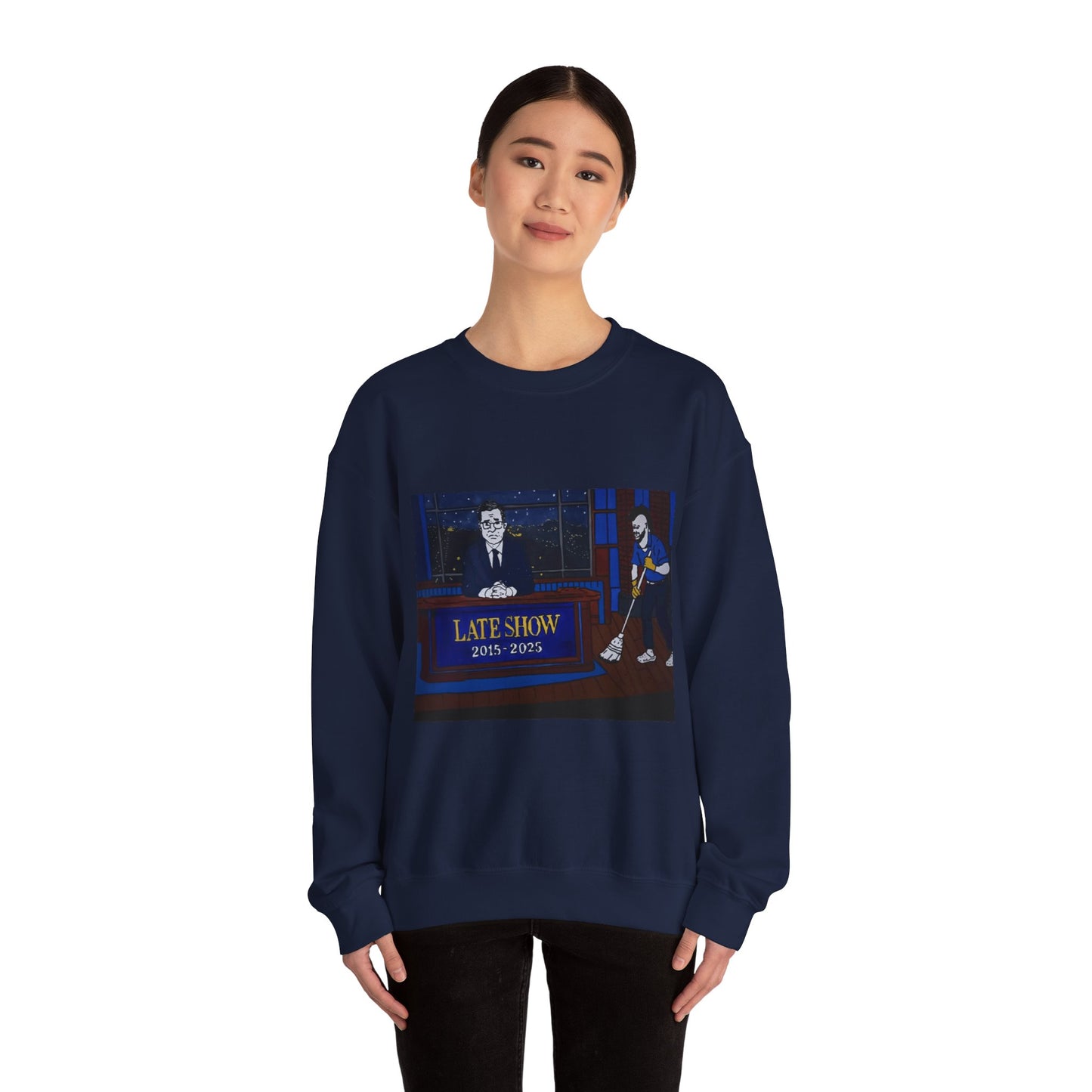 LATE SHOW RIP Unisex Heavy Blend™ Crewneck Sweatshirt