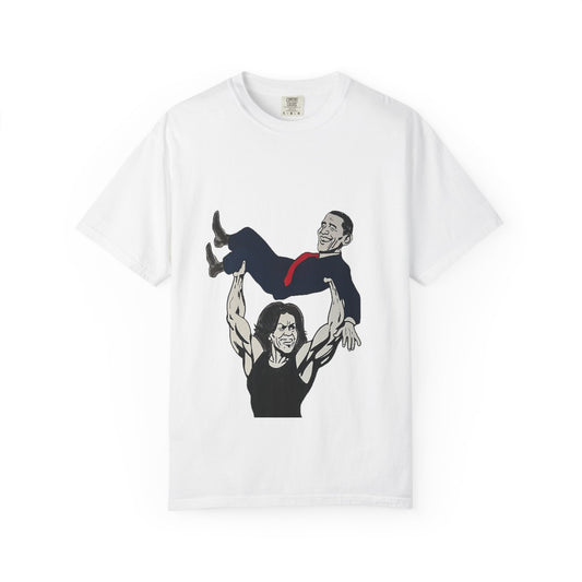 Michelle Uplifting Barack Unisex Garment-Dyed T-shirt