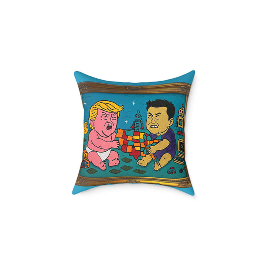 Square Poly Canvas Pillow