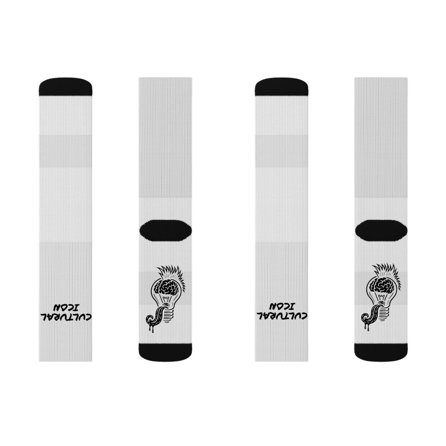 White Cultural Icon socks