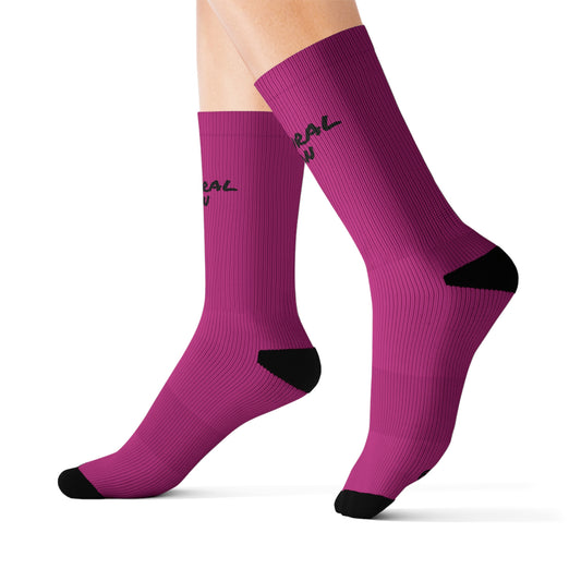 Pink Cultural Icon socks