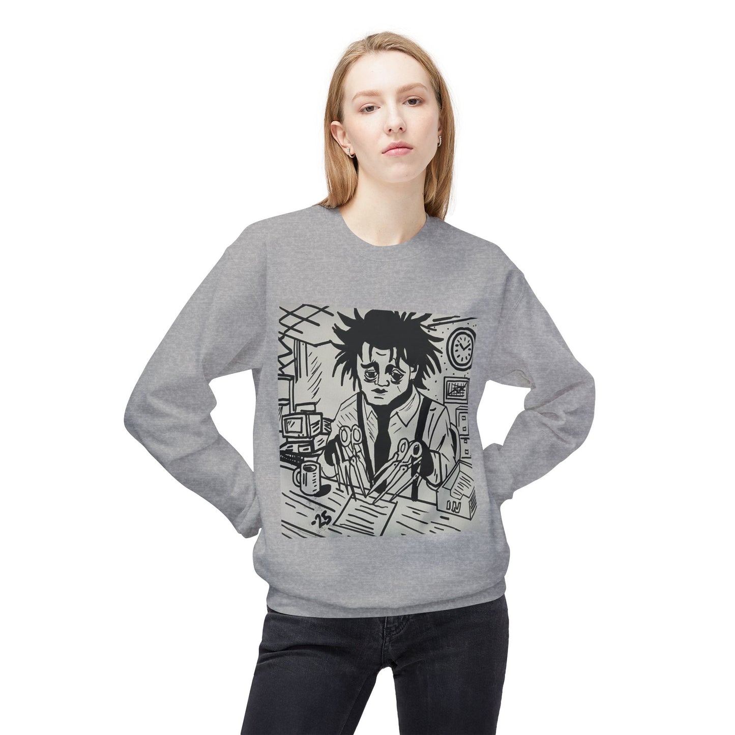 Unisex Midweight Softstyle Fleece Crewneck Sweatshirt