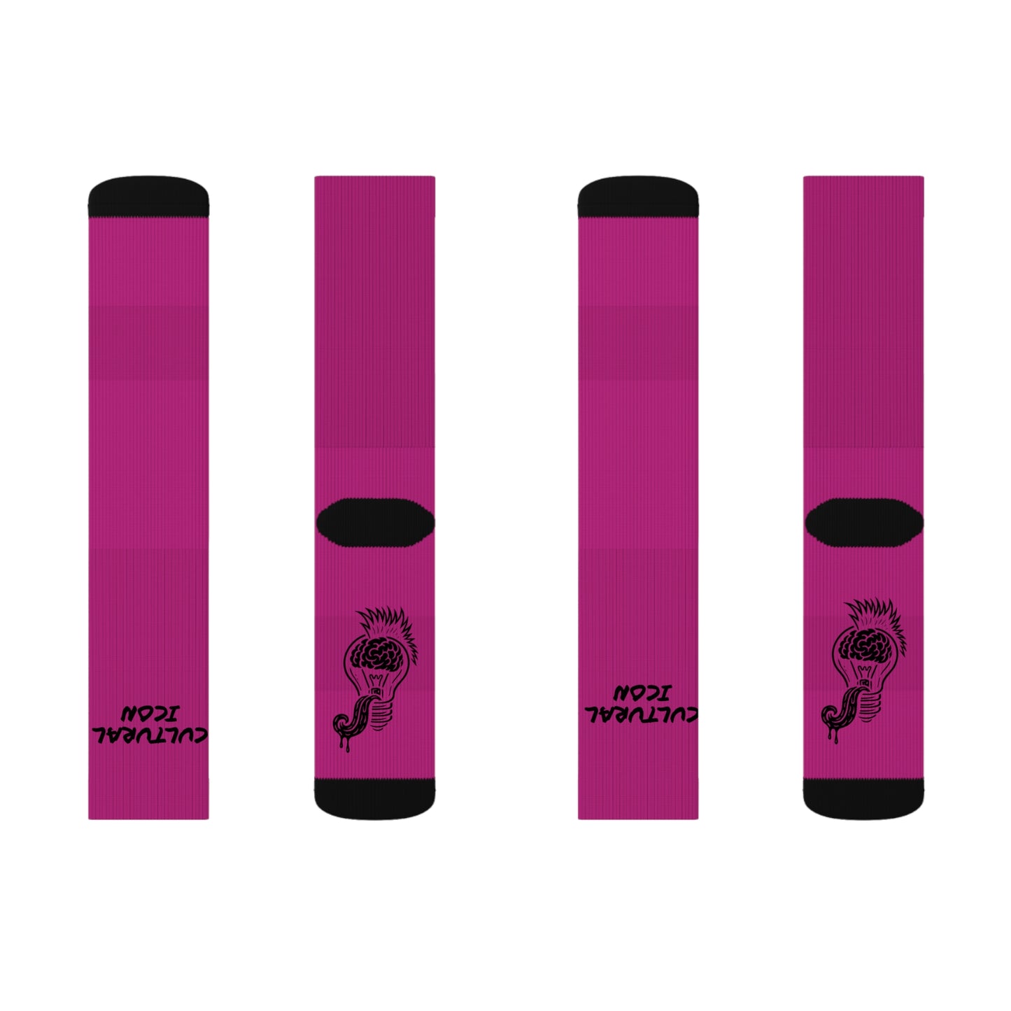 Pink Cultural Icon socks