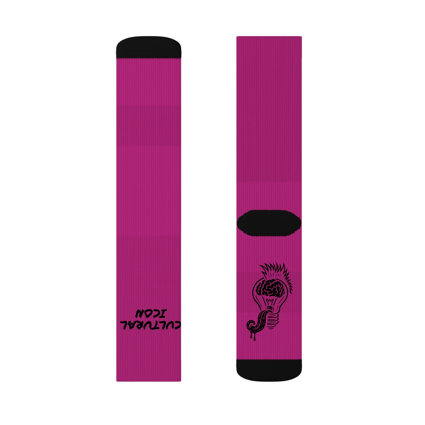 Pink Cultural Icon socks