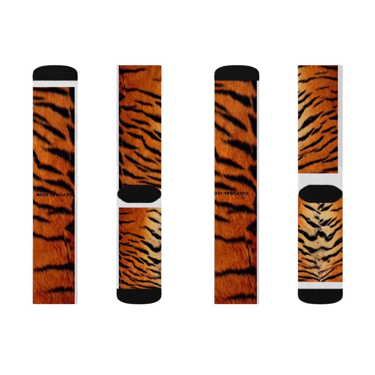 Cultural Icon Tiger Sublimation Socks