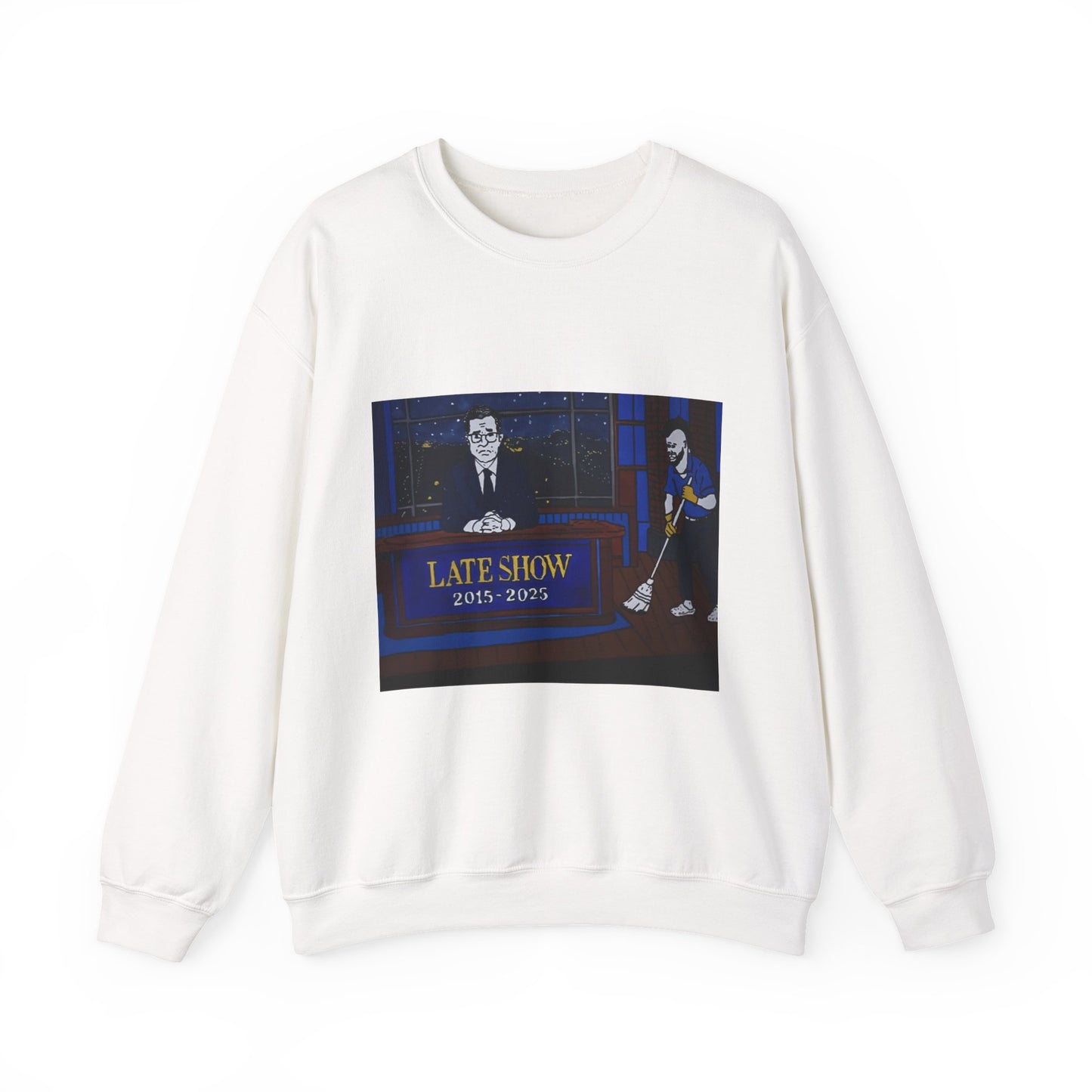 LATE SHOW RIP Unisex Heavy Blend™ Crewneck Sweatshirt