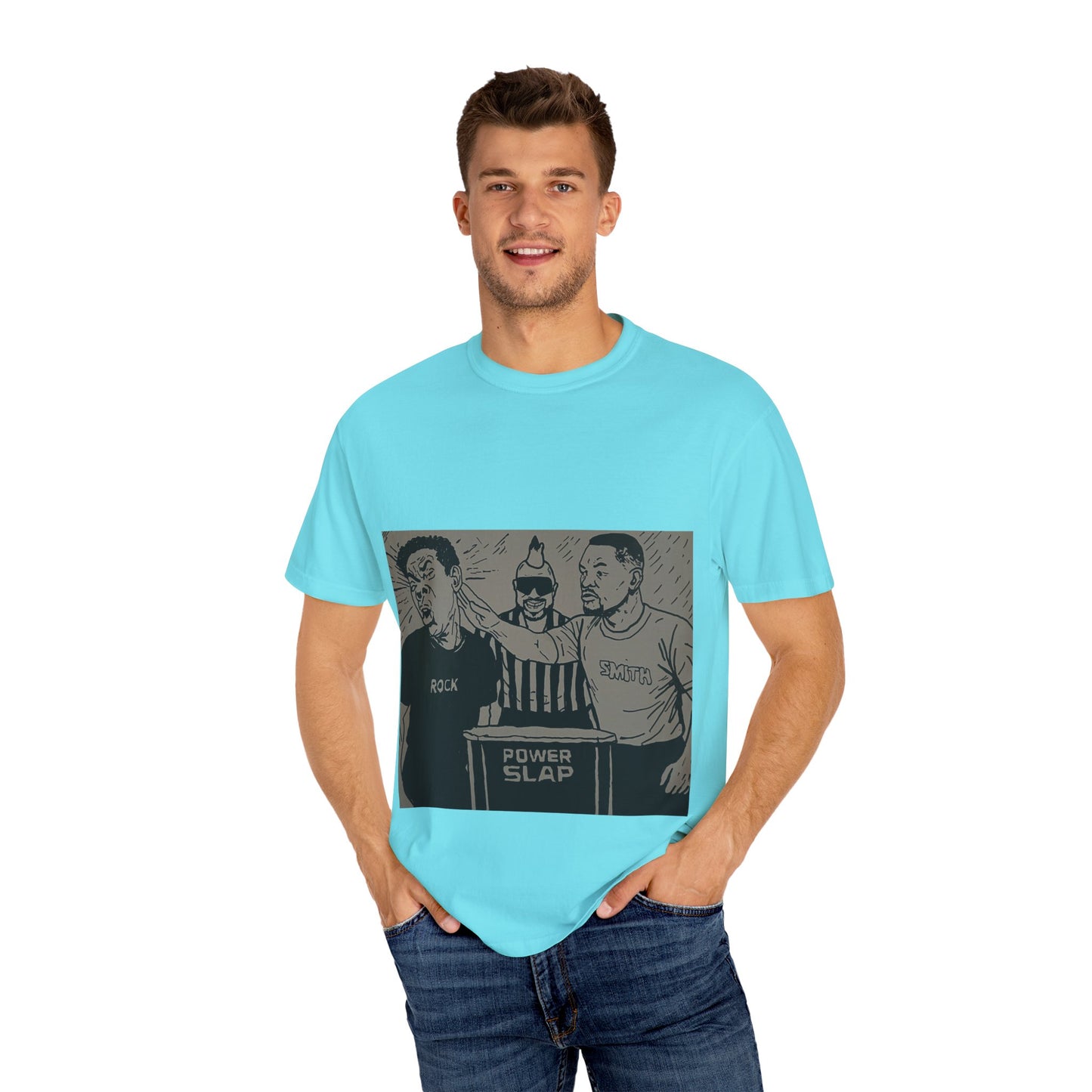 Power slap comp Unisex Garment-Dyed T-shirt