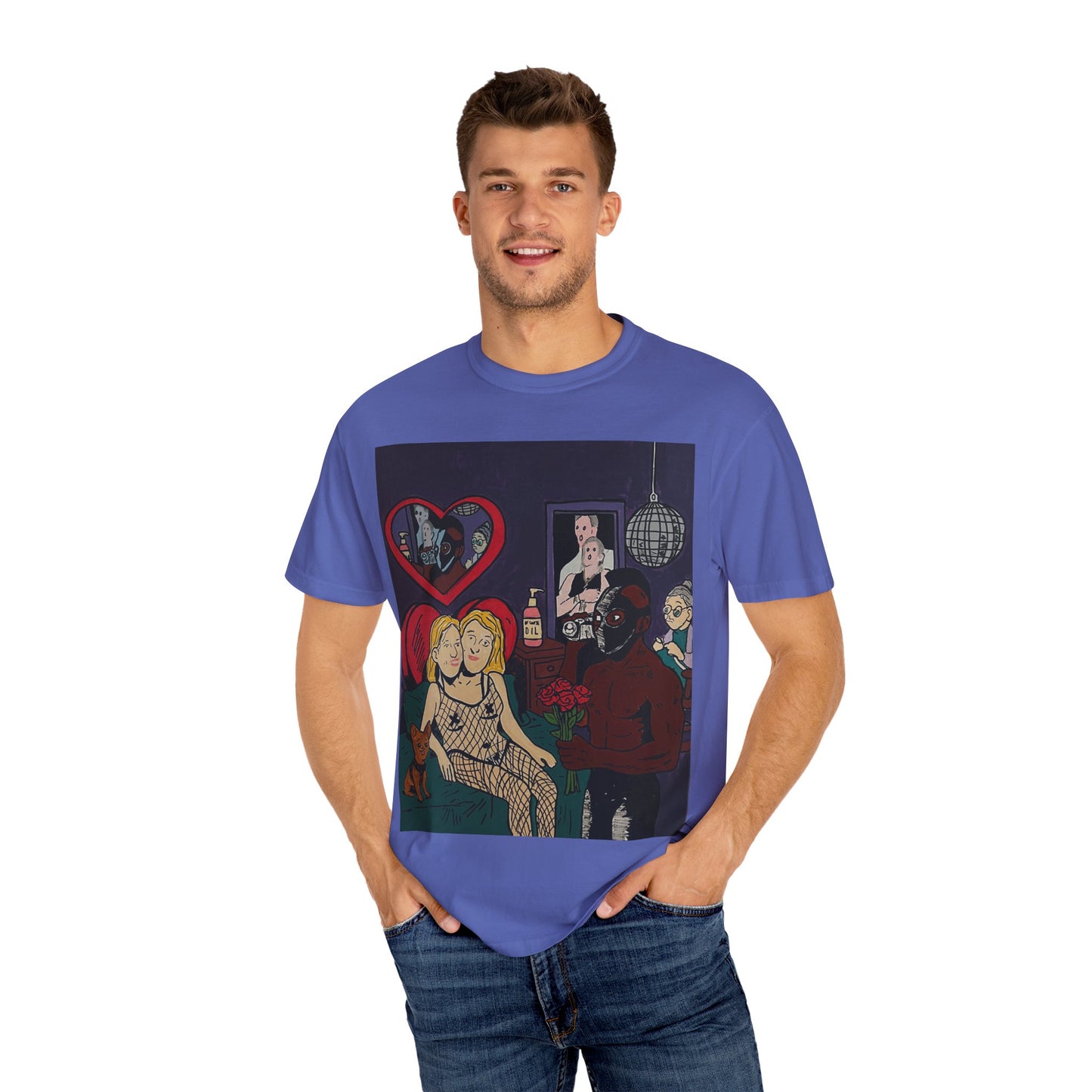 Siamese Freak off Unisex Garment-Dyed T-shirt